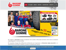 Tablet Screenshot of baronegommepalermo.com